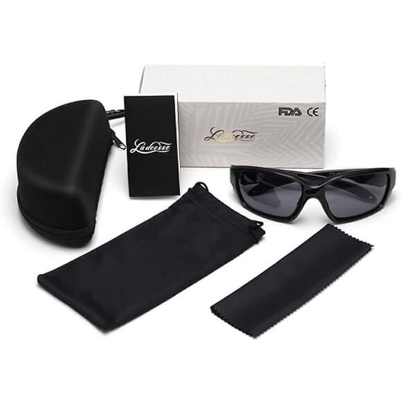 New LADEESSE Polarized Sunglasses Men Women Youth & Baseball Softball Running - Picture 4 of 5